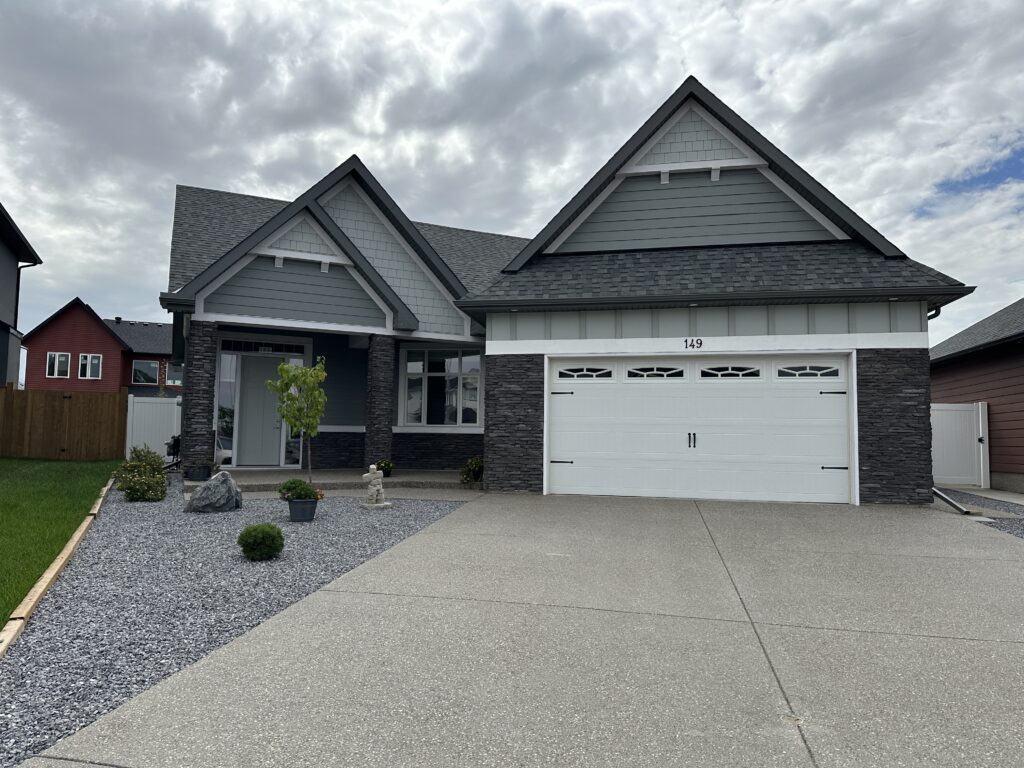 Modern exterior of a Calgary-area home