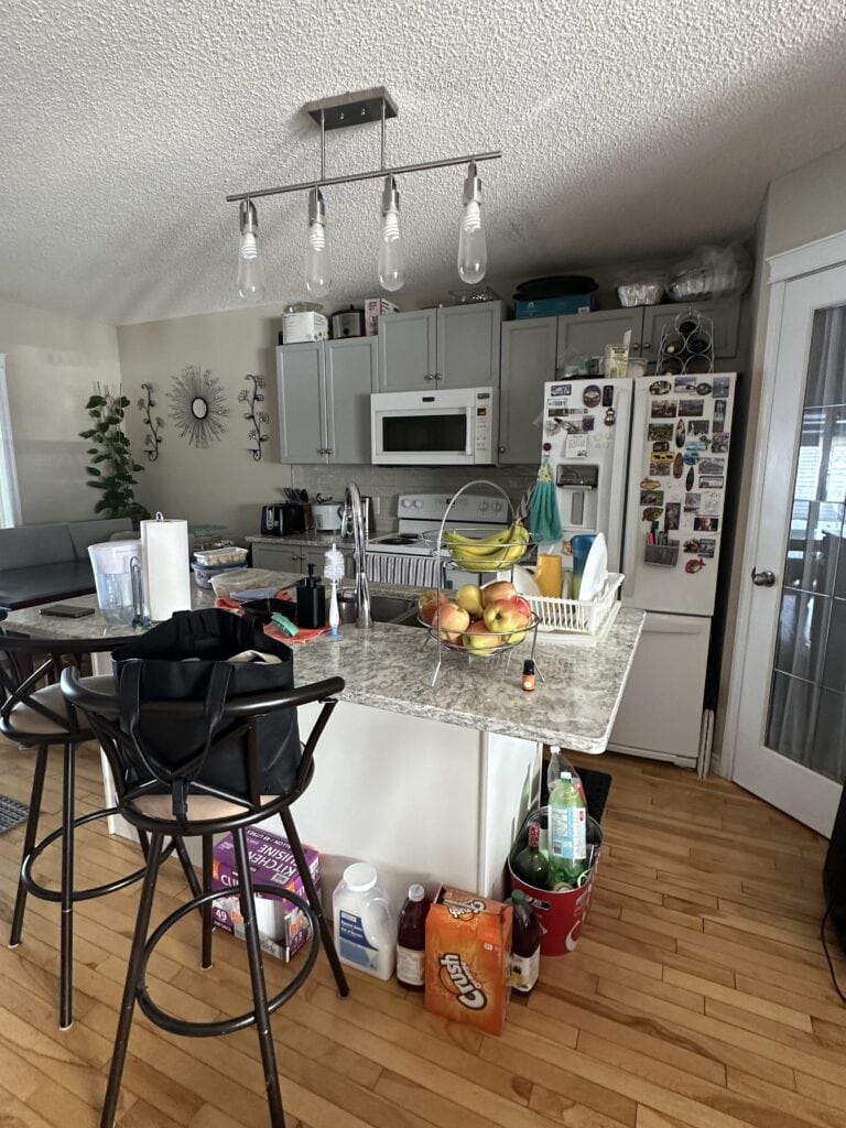Interior kitchen of a Calgary-area home